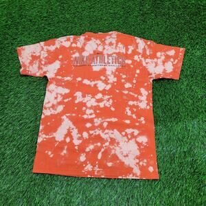 Vintage 90s NIKE Bleached Shirt Womens S/M 17x24 Orange USA
